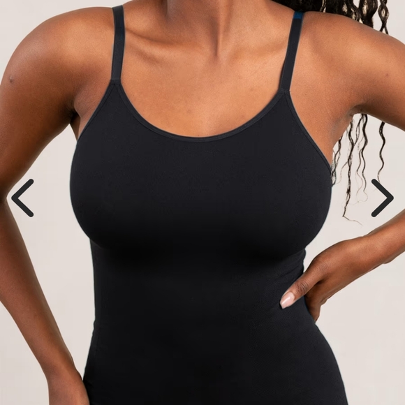 Shapermint Essentials All Day Every Day Scoop Neck Cami Black New - Picture 1 of 6